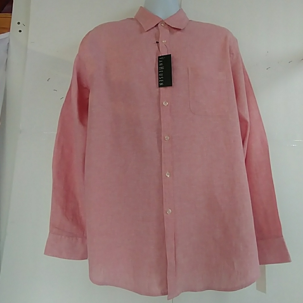 VanHeusen Men's Pink Dress Shirt